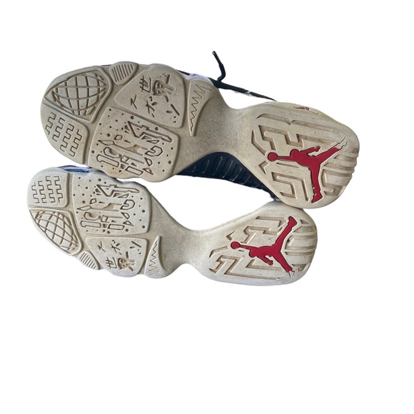 2016 Air Jordan Shoes Retro 9 IX GS OG Space Jam Blk Wht Red 302359 112 Sz 7 Y - Picture 7 of 8